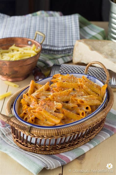 Lekker Luie Lasagne, penne pasticciate al forno .